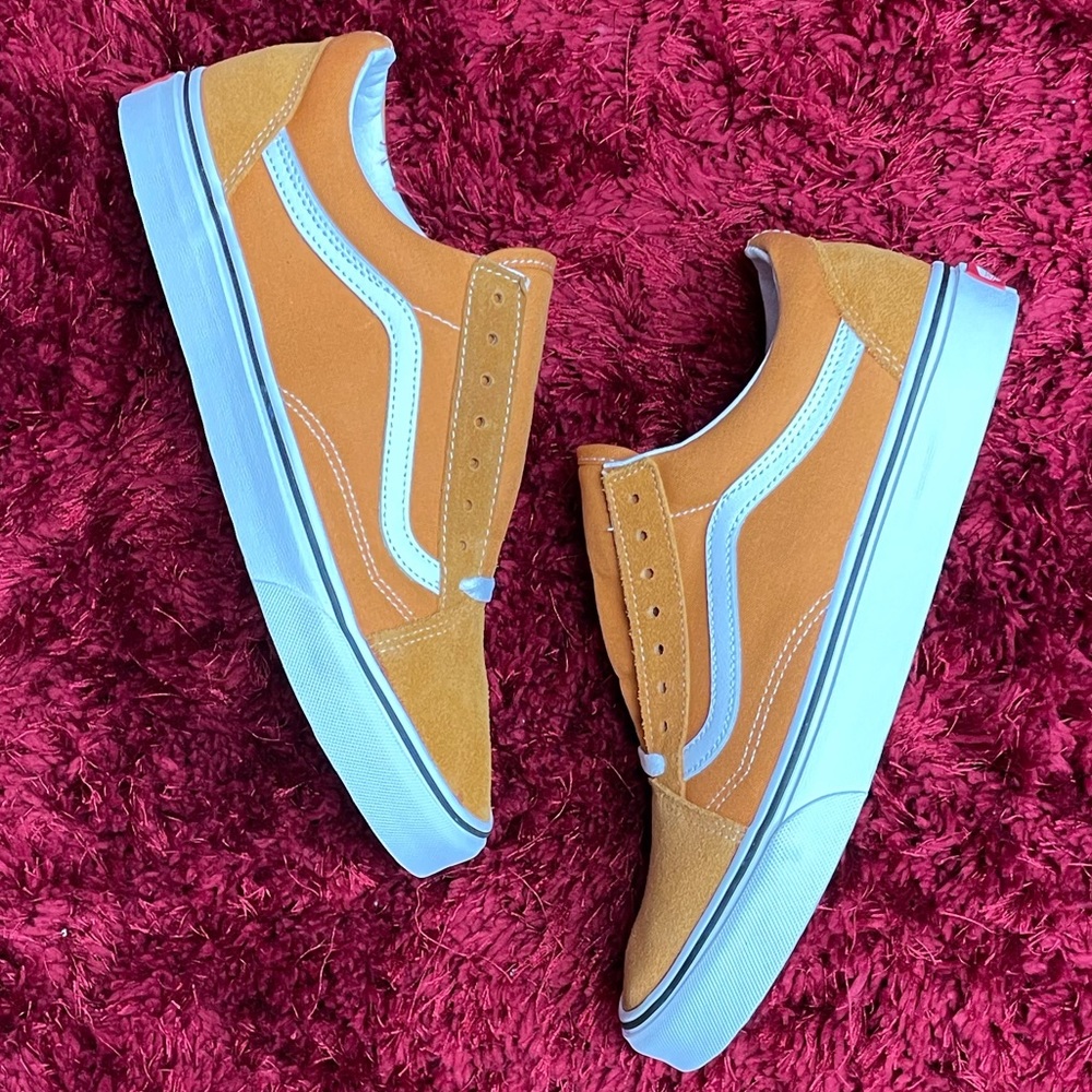 Vans Old Skool Skate Shoes Burnt Orange Gum Sole 9.5 New Board Style - Picture 1 of 5